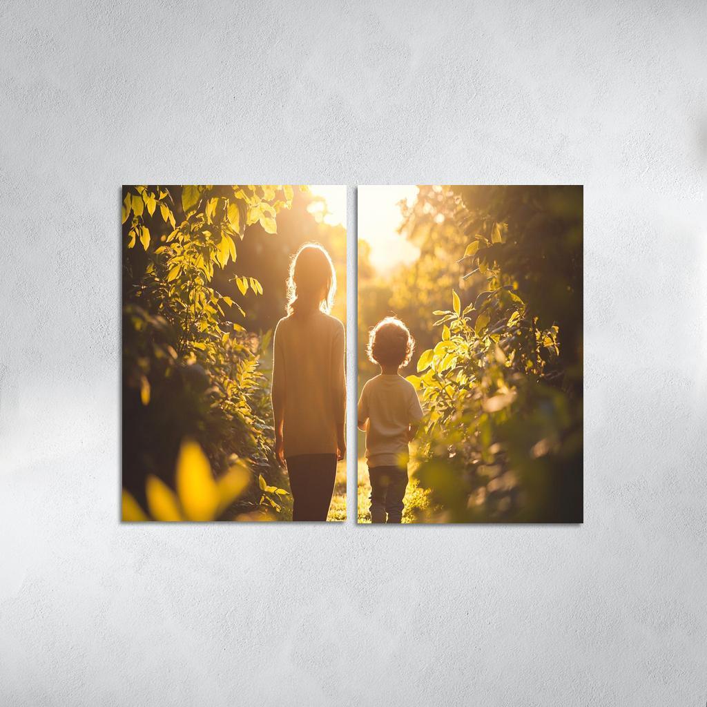 Journey Of Hearts A Mothers Guiding Love Custom Paintings Frame