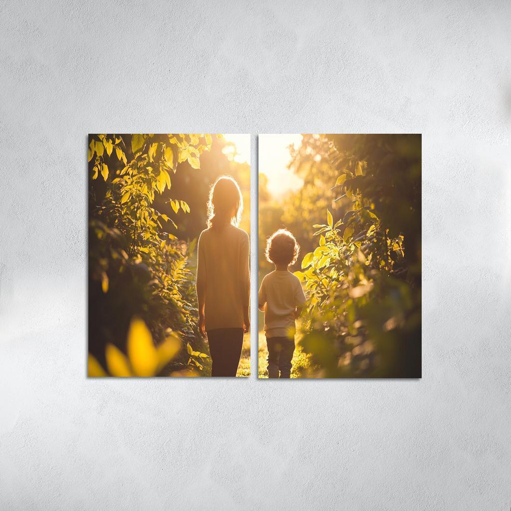 Journey Of Hearts A Mothers Guiding Love Custom Paintings Frame