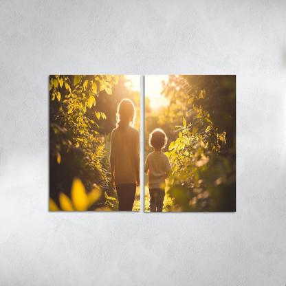 Journey Of Hearts A Mothers Guiding Love Custom Paintings Frame