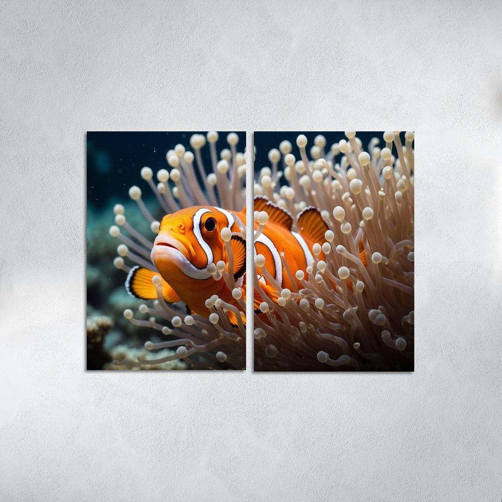 The Spectacular Clownfish Multi-panel Paintings