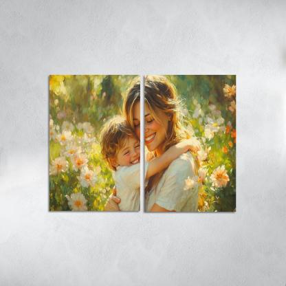 Unconditional Love A Mothers Gift Canvas Paintings Frame