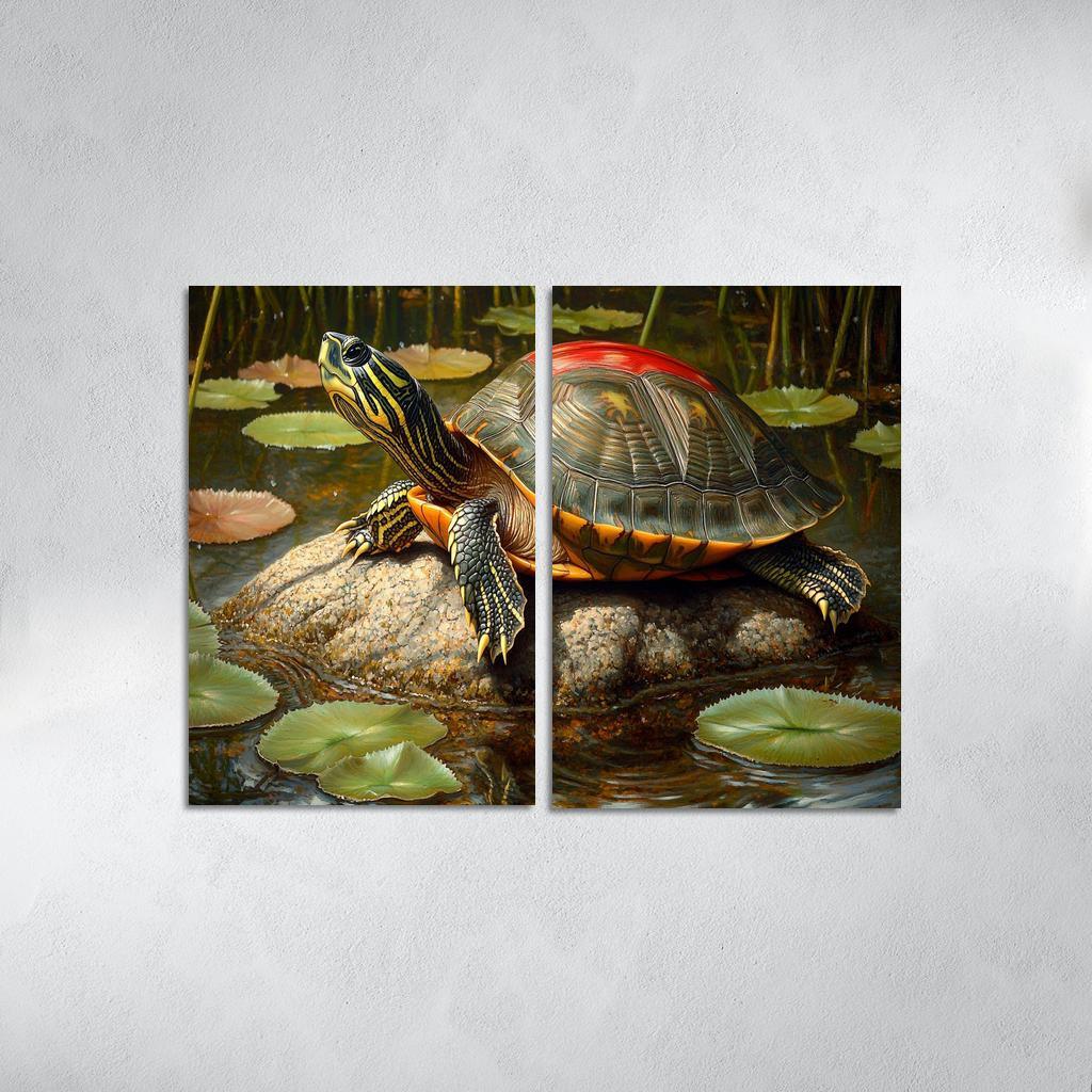 The Majestic Red-eared Slider The Freshwater Delight Art Trends