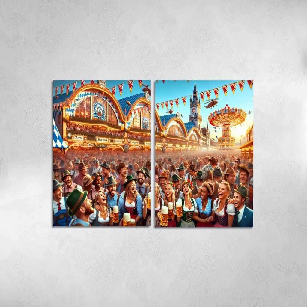 Oktoberfest - Germany Modern Paintings Frame