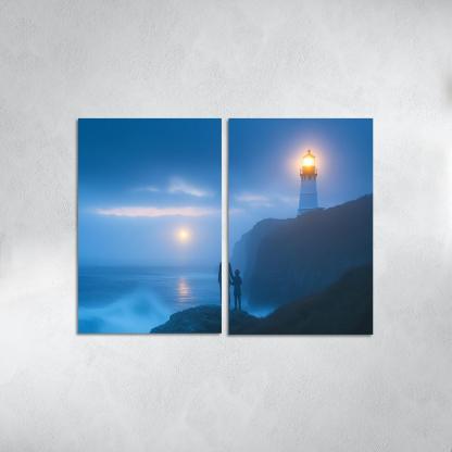 The Lighthouse Of Love Guiding Through Storms One-piece Frames