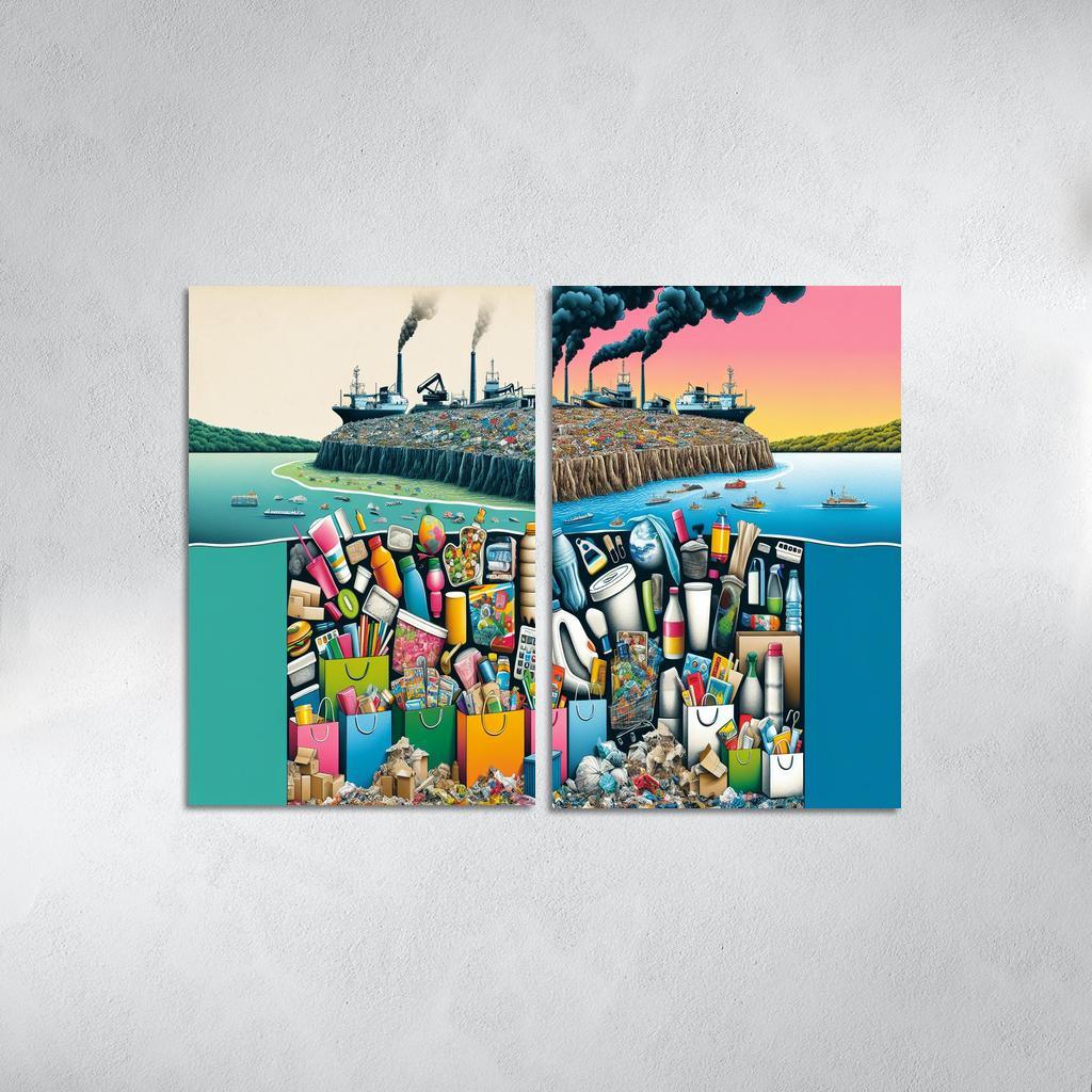 The Cost Of Convenience Visualizing Consumerism's Impact Art Trends