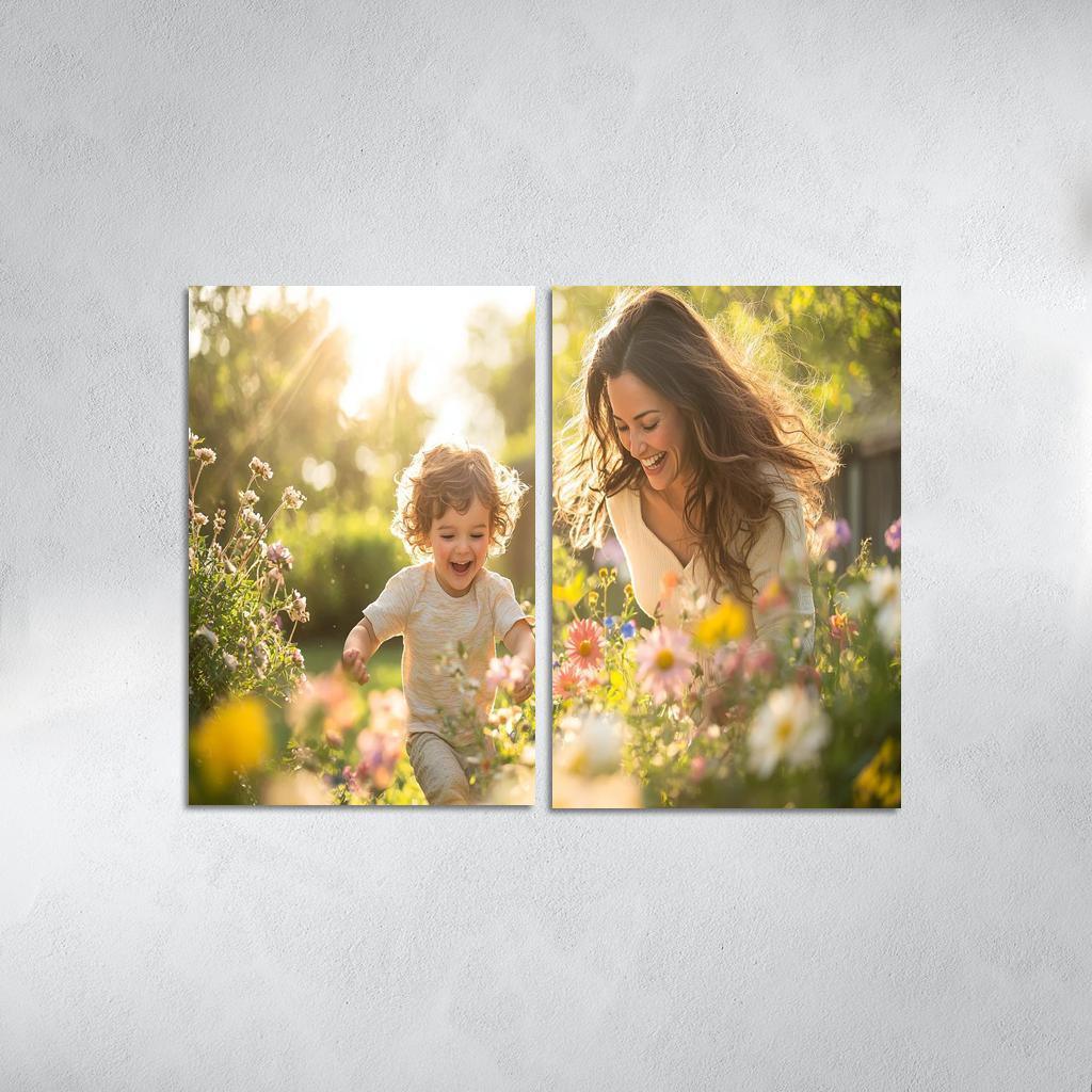 Sunlit Moments Embracing Daylight With Love Custom Paintings Frame