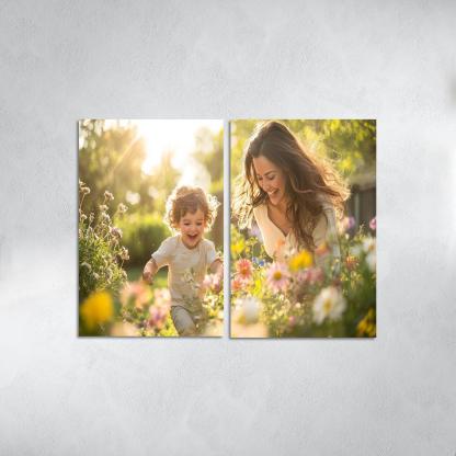 Sunlit Moments Embracing Daylight With Love Custom Paintings Frame