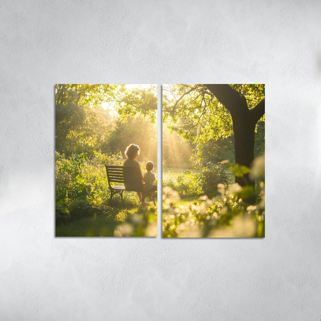 In Every Breath The Essence Of Motherhood Custom Paintings Frame