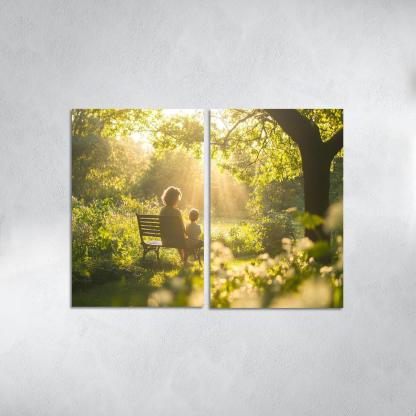 In Every Breath The Essence Of Motherhood Custom Paintings Frame