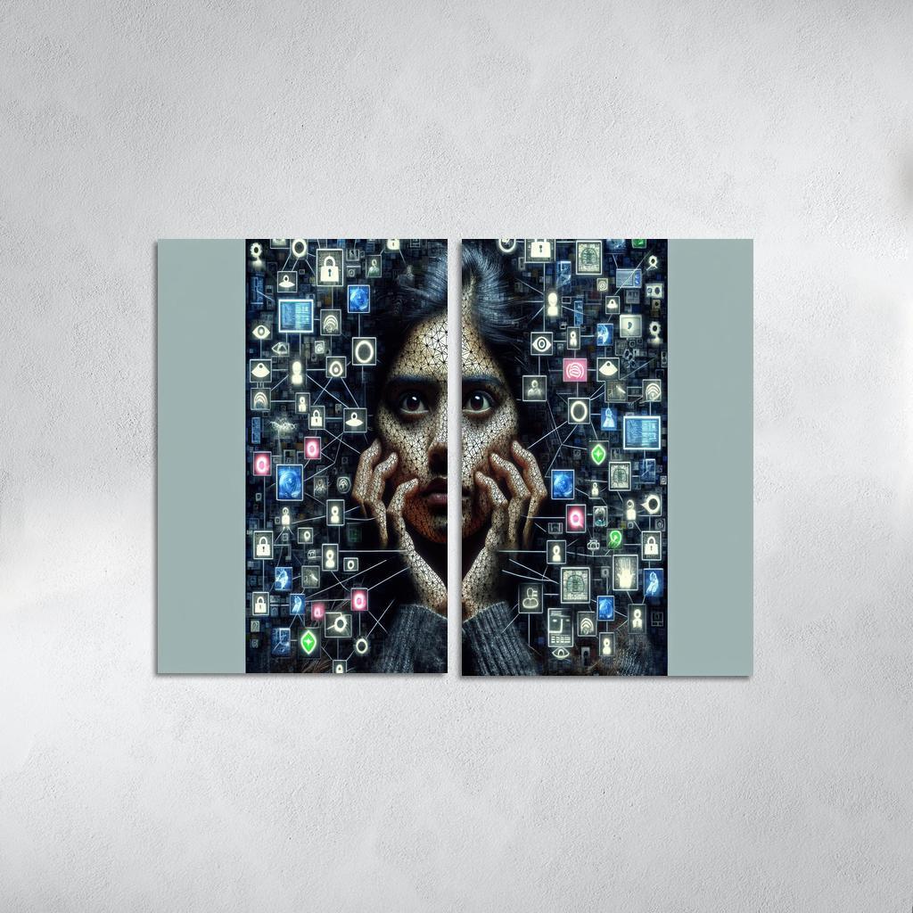 Digital Shadows Privacy In The Modern World Custom Paintings Frame