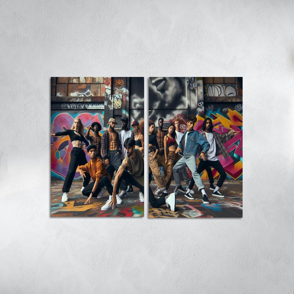 Hip Hop The Voice Of The Streets Modern Paintings Frame