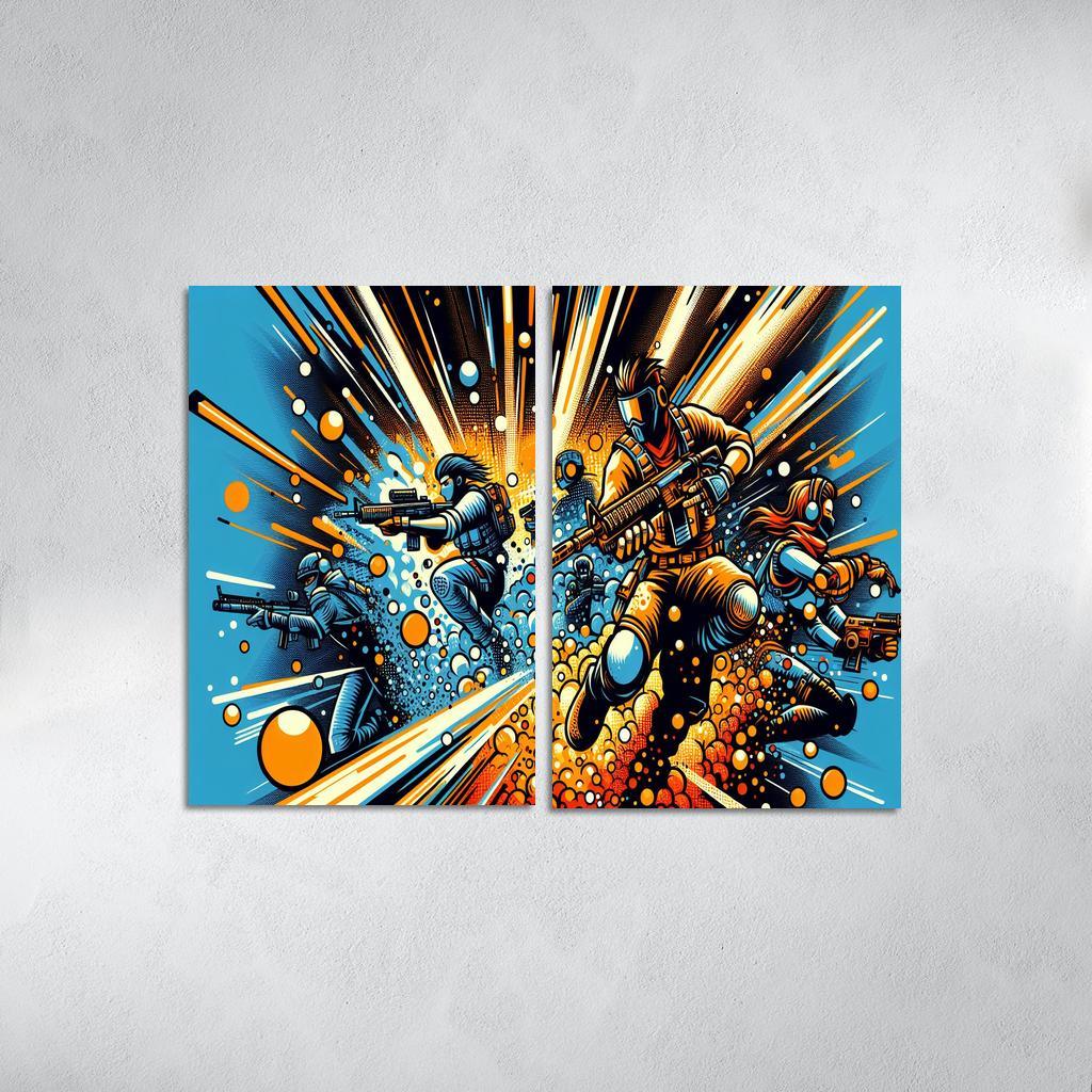 Dragon Ball Universe 2 Piece HD Canvas Wall Art-Original Frame