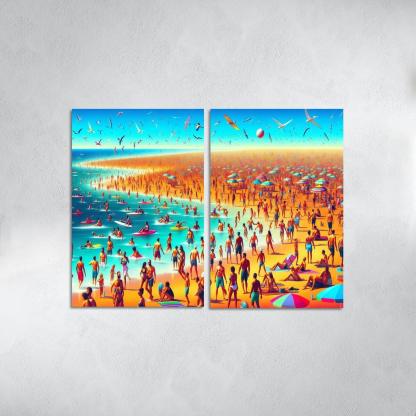 Adventure Island Thrilling Water Sports Custom Paintings Frame