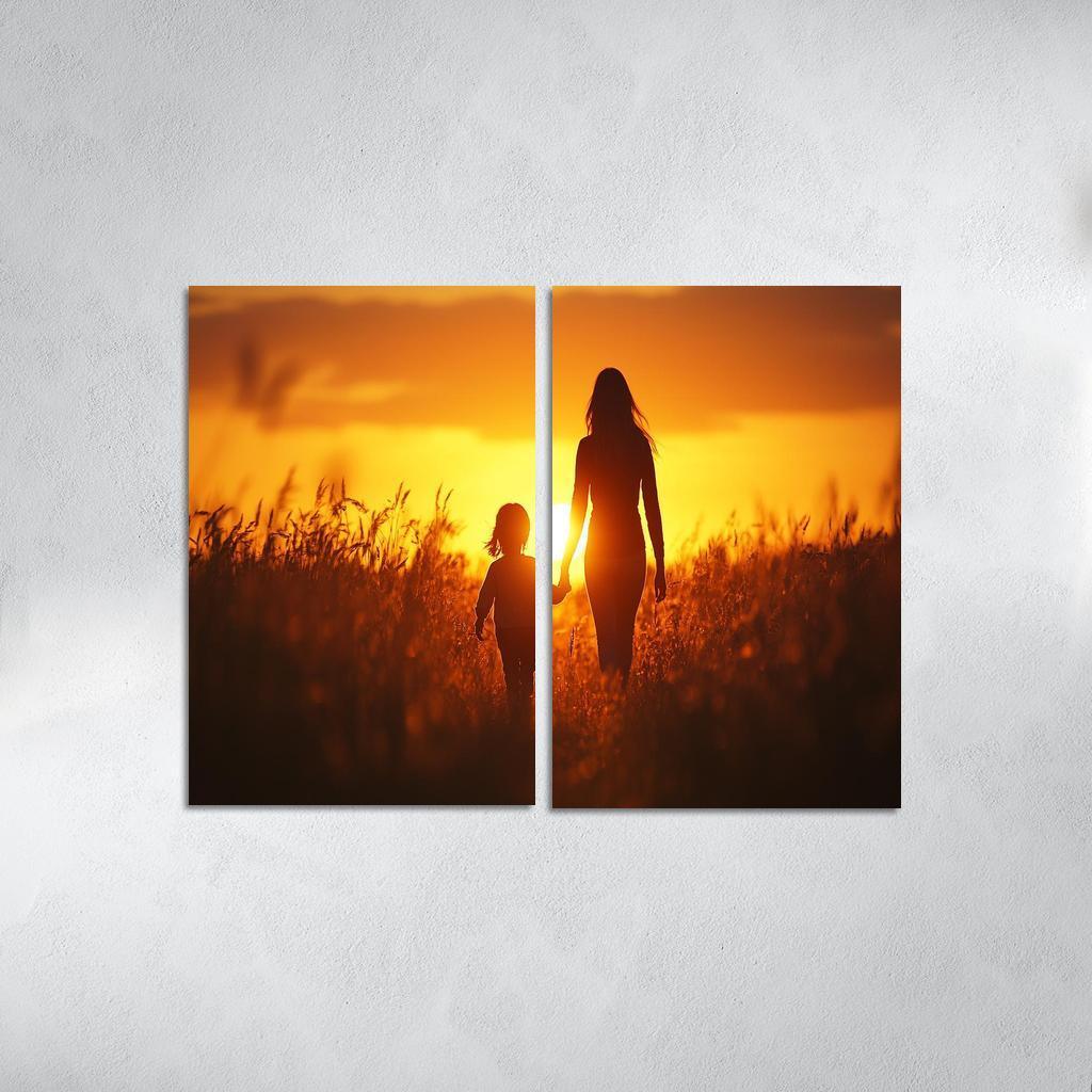 The Light Of Guidance A Mothers Love Custom Paintings Frame