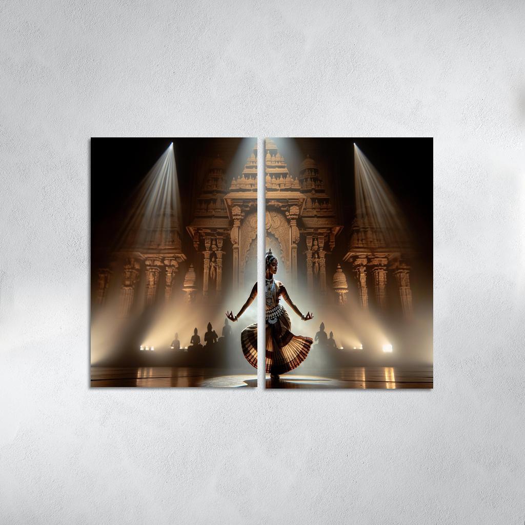 Odissi The Sacred Dance Of Odisha Modern Paintings Frame