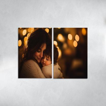 A Mothers Embrace The Comfort Of Love Canvas Paintings Frame