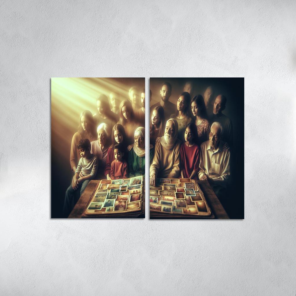 Fading Memories The Impact Of Climate Change Custom Paintings Frame