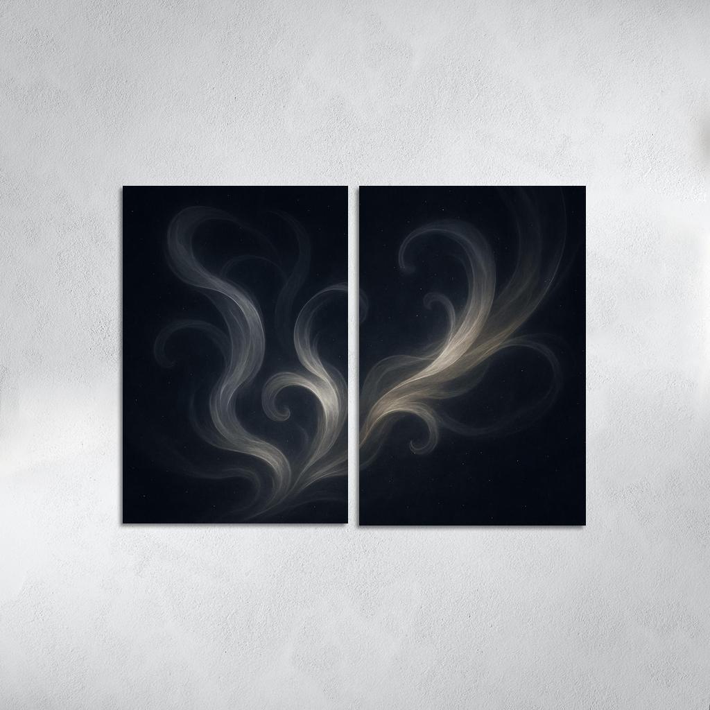 Celestial Dance Of Abstract Whispers One-piece Frames