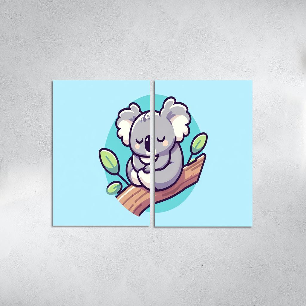 Cuddly Koala Modern Paintings Frame