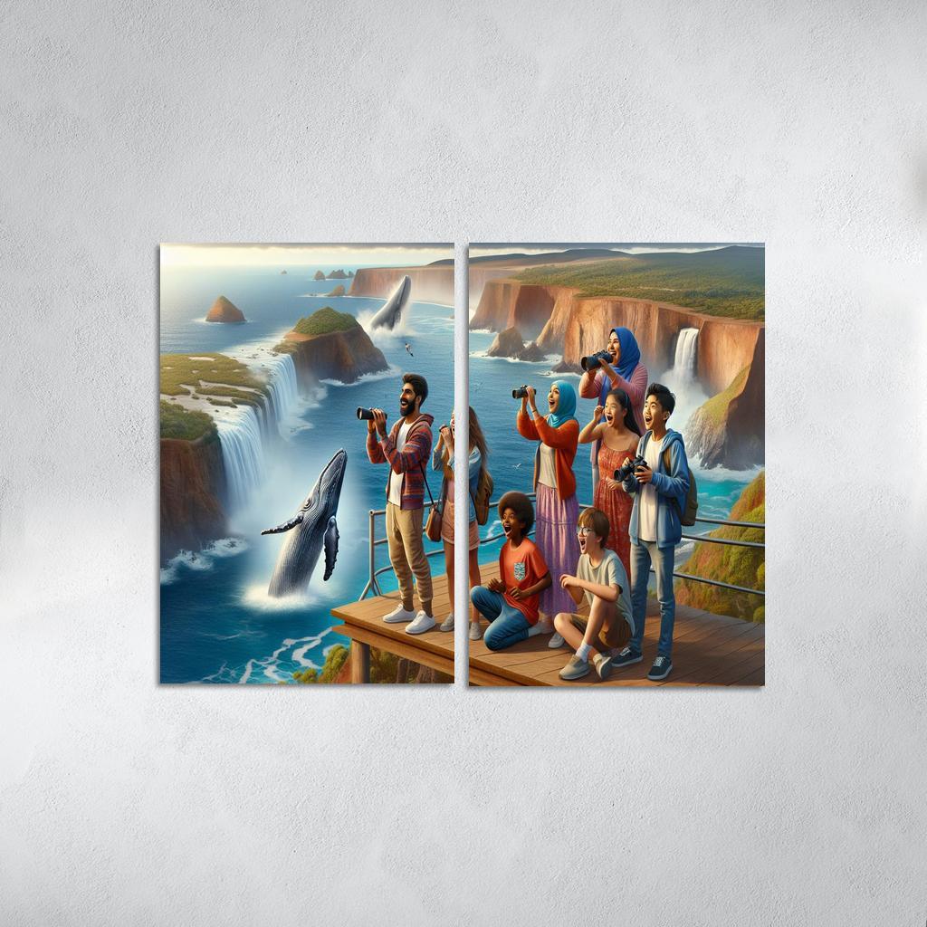 Whale Watching Point Nature's Majestic Show Art Trends