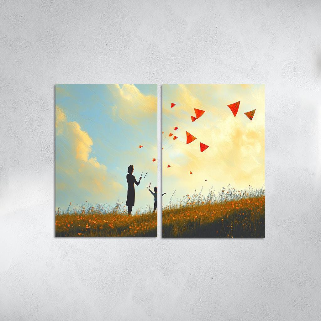 Wings Of Encouragement A Mothers Support Canvas Paintings Frame