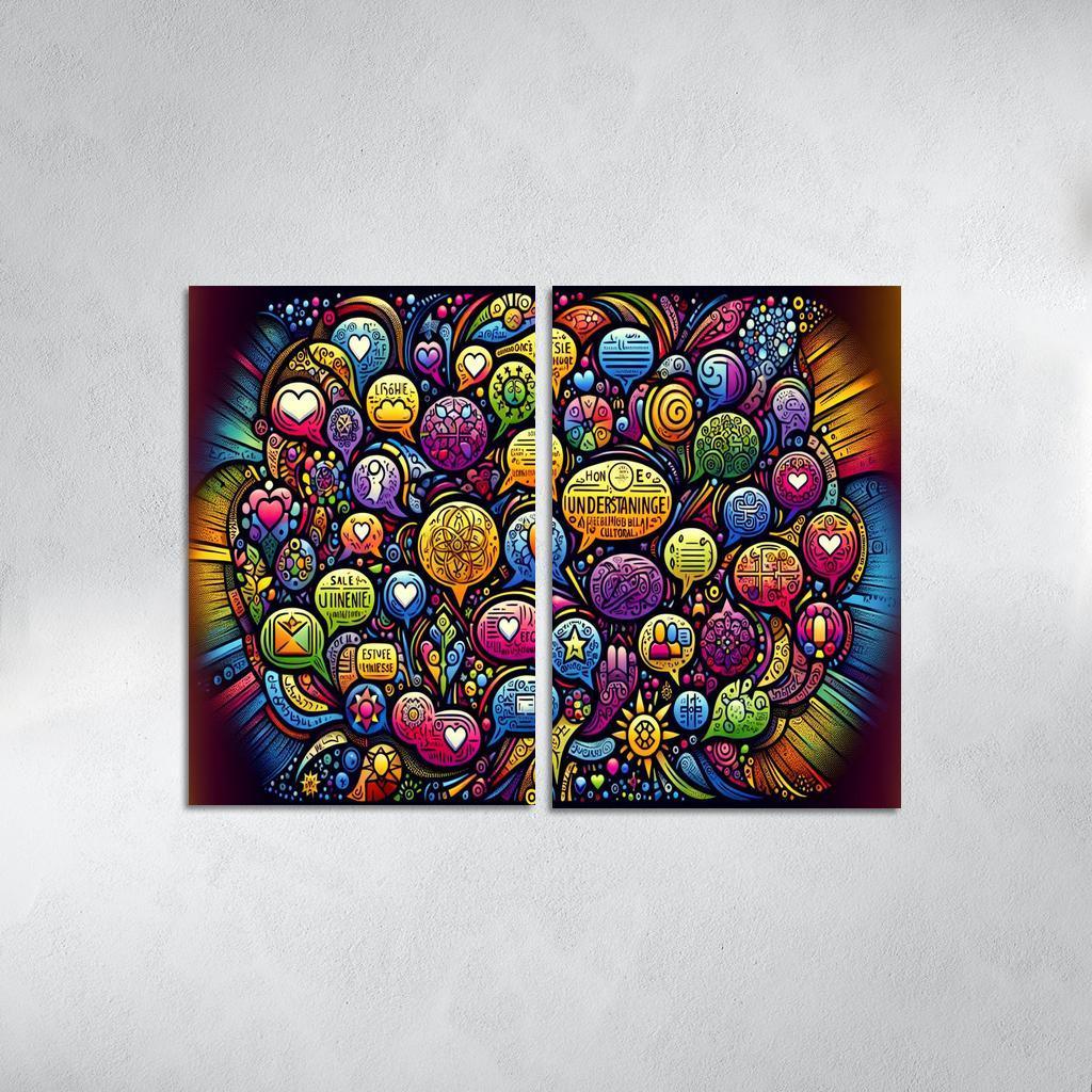 Bridges Of Connection The Power Of Dialogue Multi-panel Paintings