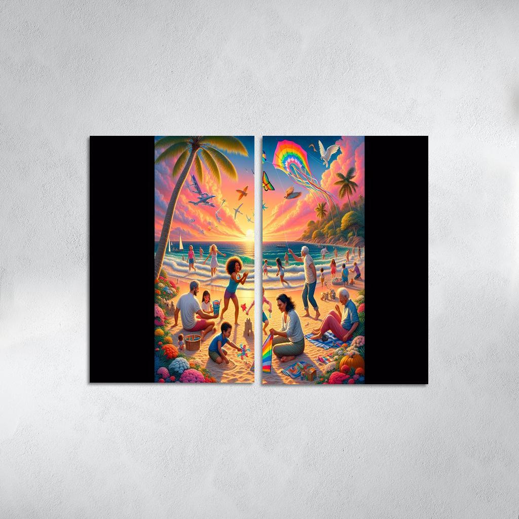 Sunset Sands The Perfect Family Retreat Custom Paintings Frame