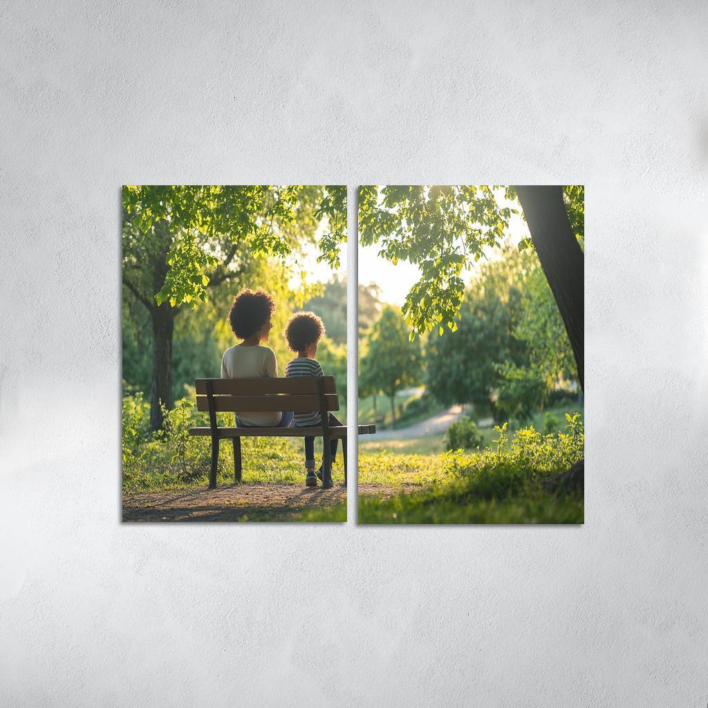 Embracing Change A Mothers Strength In Transition Canvas Paintings Frame