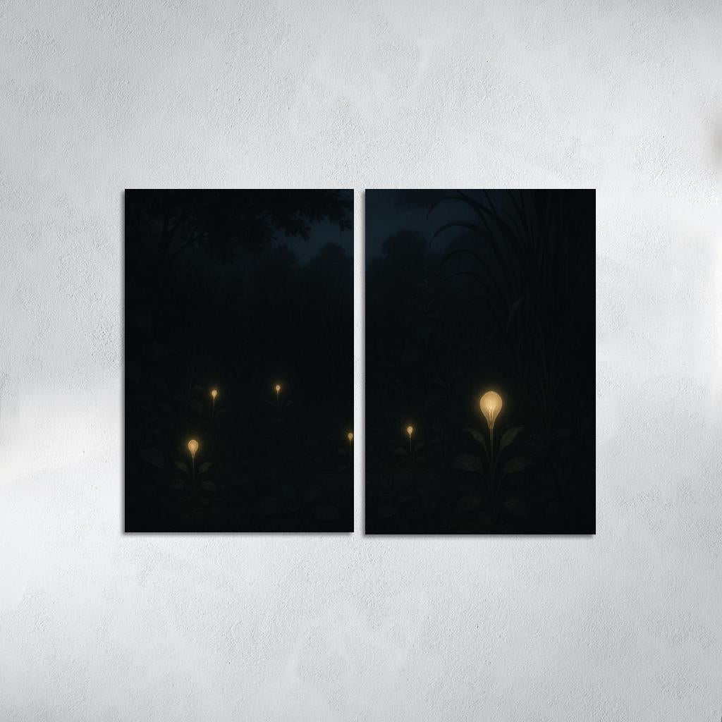 Garden Of Eclipsed Thoughts Oil Paintings Frame