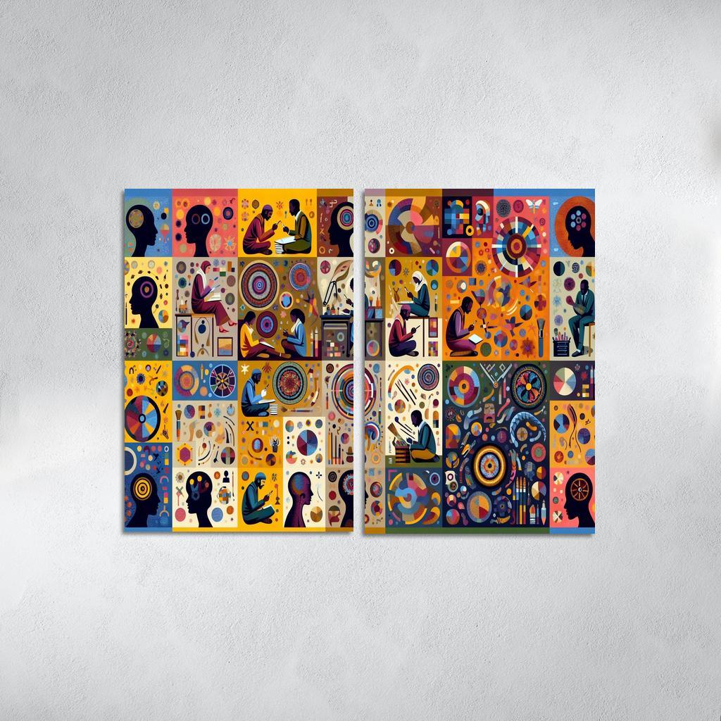 Resilience And Recovery Healing Through Art Multi-panel Paintings