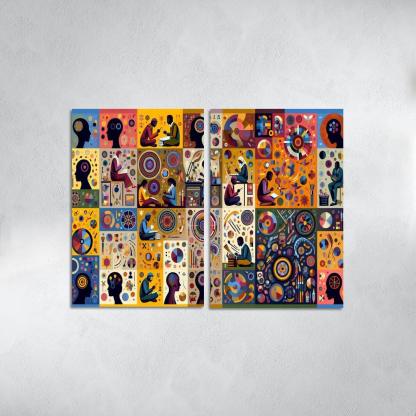 Resilience And Recovery Healing Through Art Multi-panel Paintings