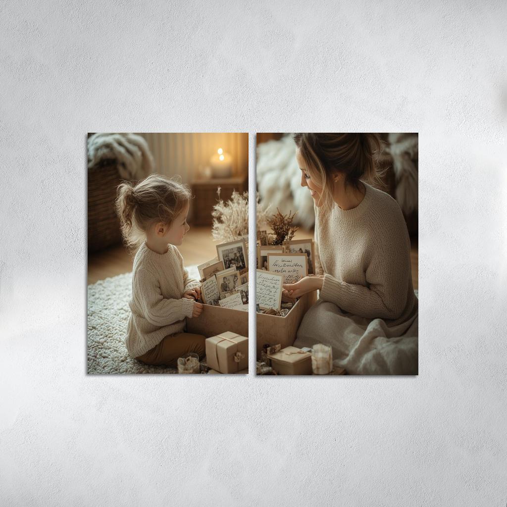 Treasured Keepsakes Memories In Time Custom Paintings Frame