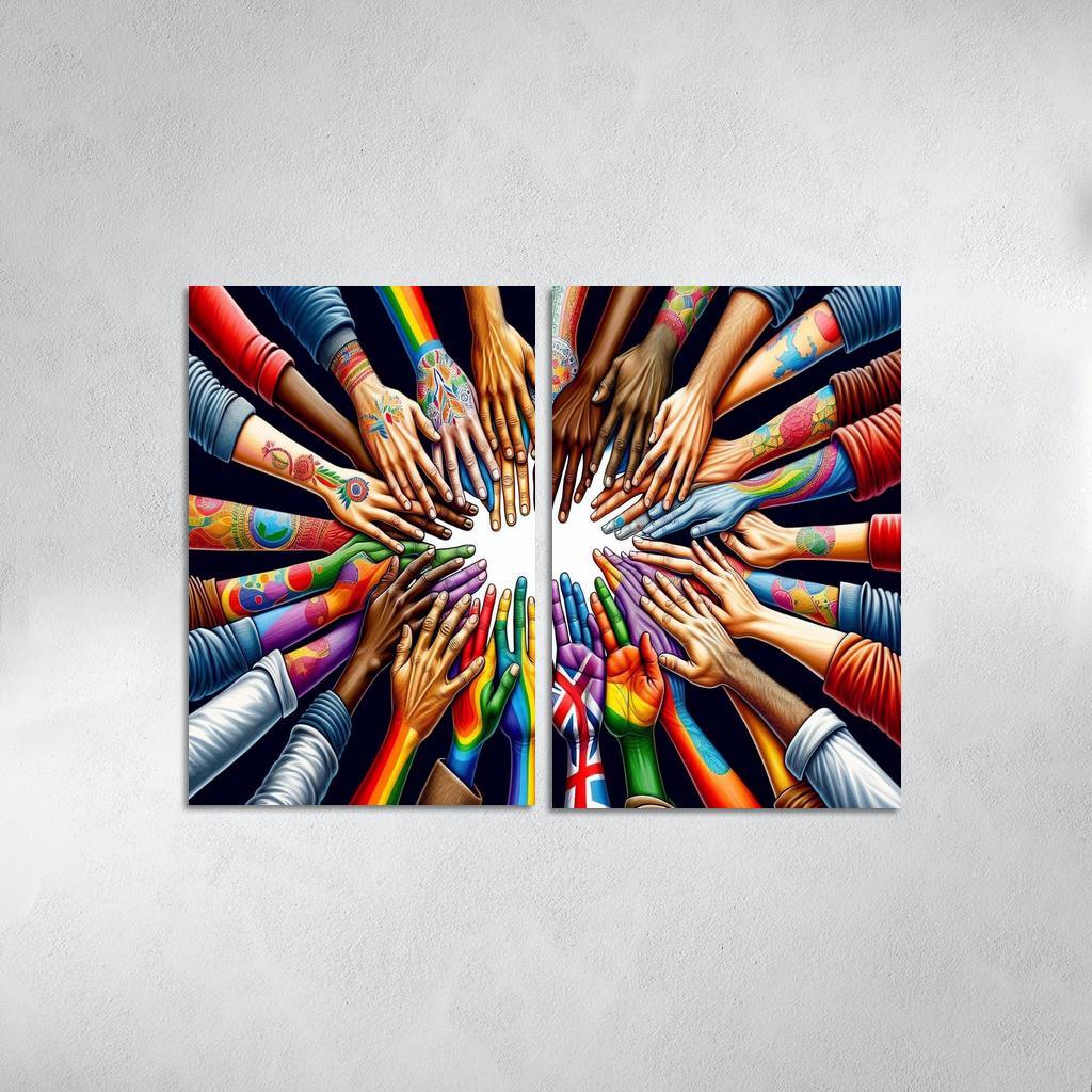 Art For Peace A Global Call To Action Custom Paintings Frame