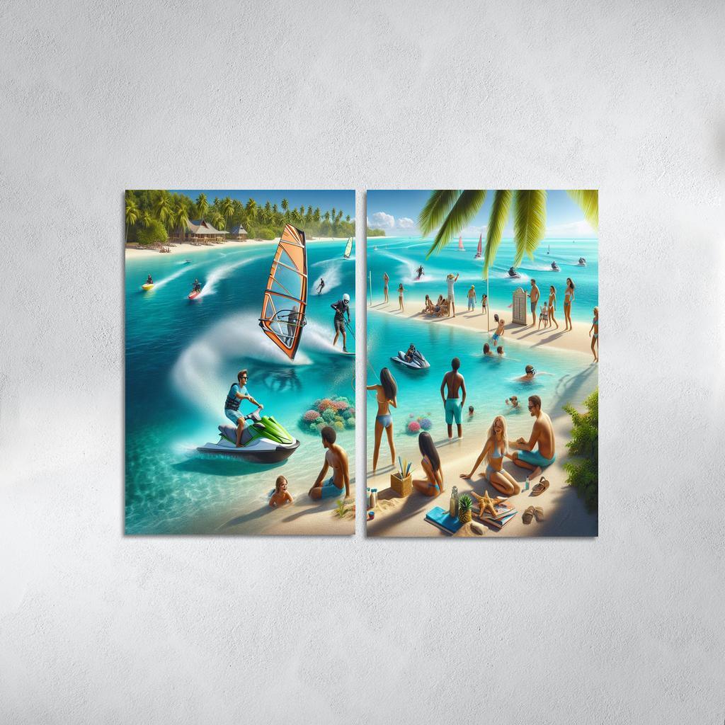 Coral Coast An Adventure Seeker's Dream Custom Paintings Frame