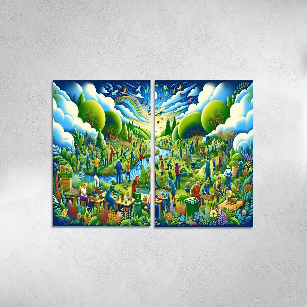 Sustainable Development Creating A Better Future Art Trends