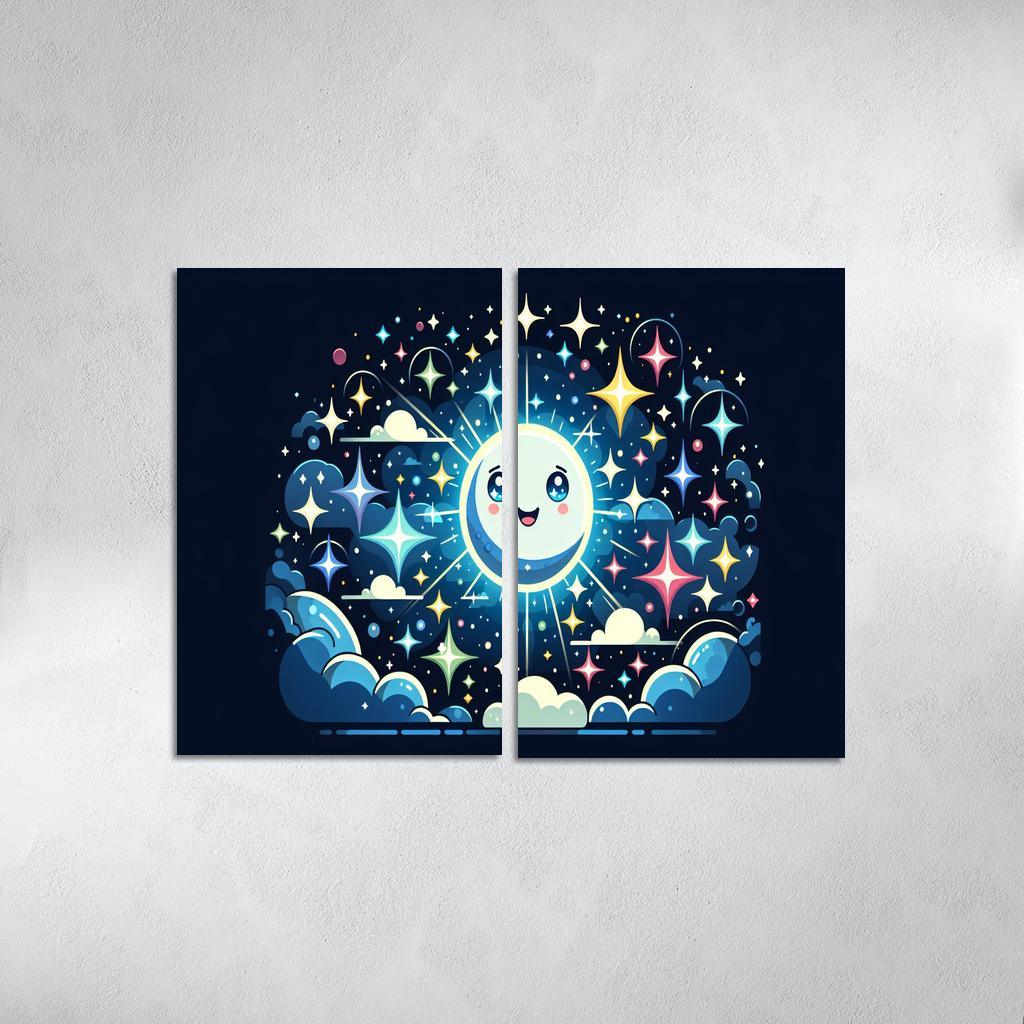 Sparkling Stars - Night Sky Wonders Framed Paintings