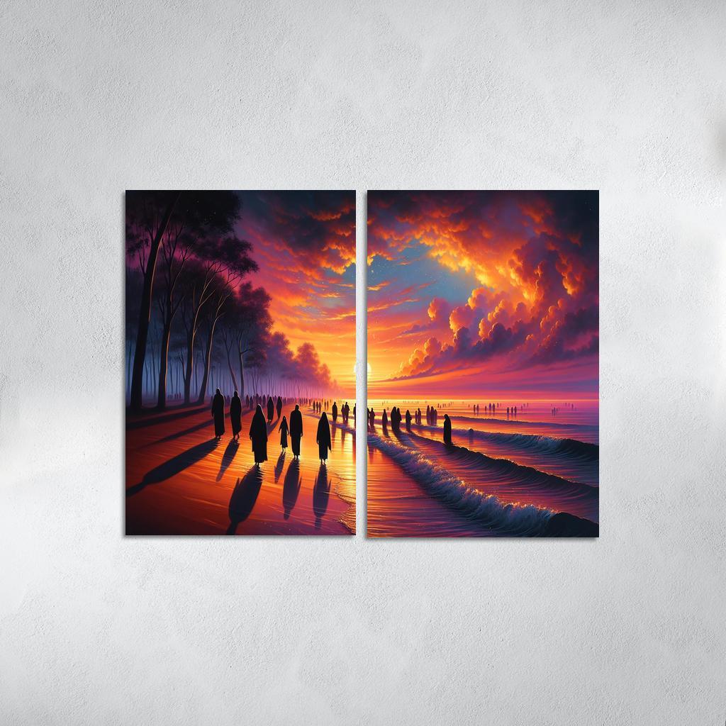 Sunrise Bay Early Morning Magic Multi-panel Paintings