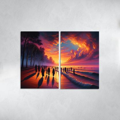 Sunrise Bay Early Morning Magic Multi-panel Paintings