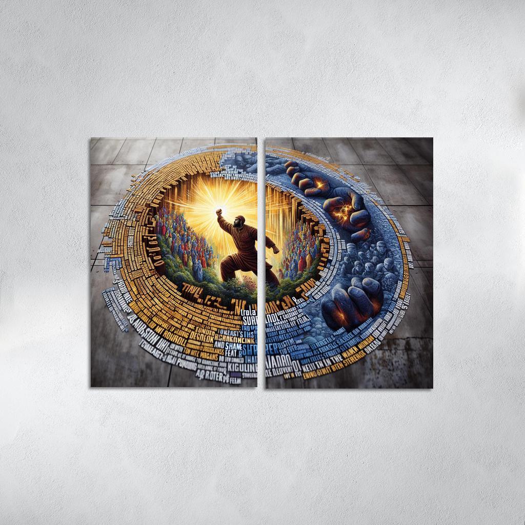 Tales Of Survival The Fight Against Domestic Violence Custom Paintings Frame