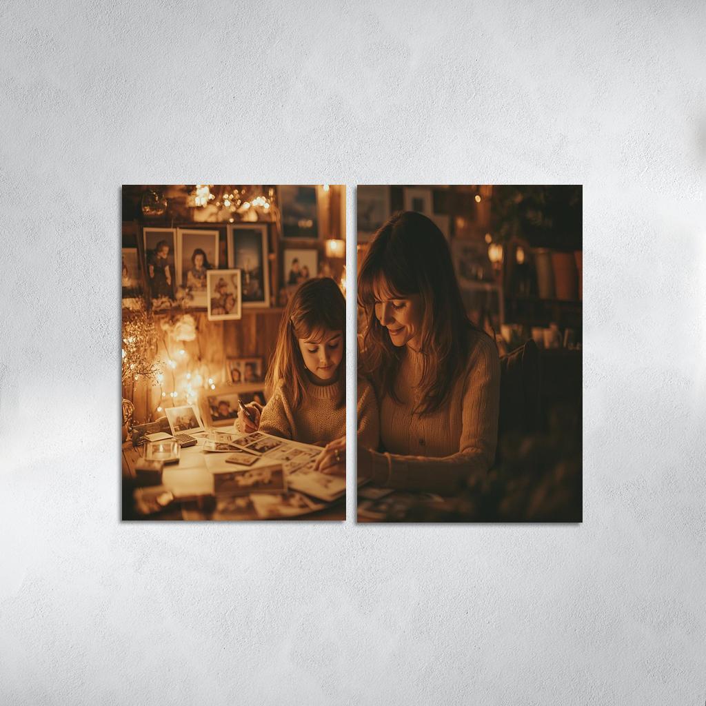 A Time To Remember Celebrating Motherhood Canvas Paintings Frame