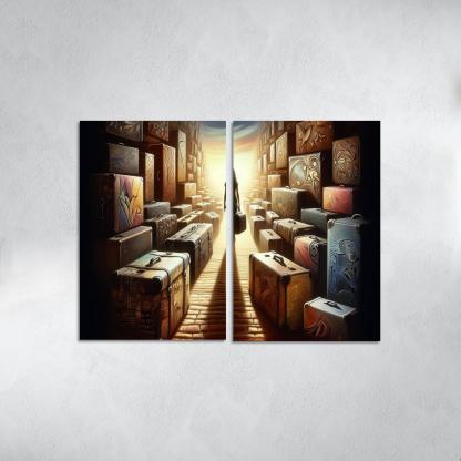 Voices Of Resilience The Refugee Experience Multi-panel Paintings