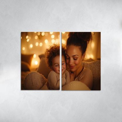 The Comfort Of Her Love A Mothers Embrace Canvas Paintings Frame