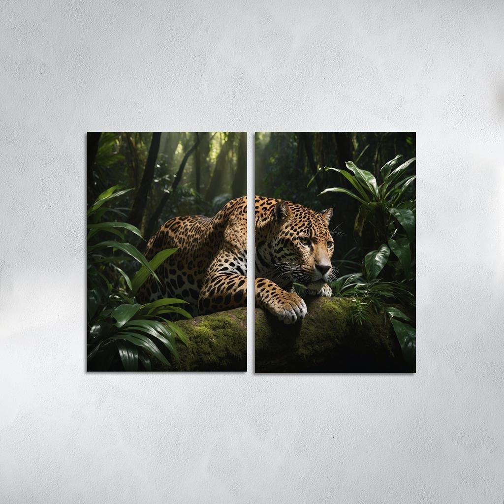 The Mighty Jaguar Stealthy Forest Predator Canvas Paintings Frame