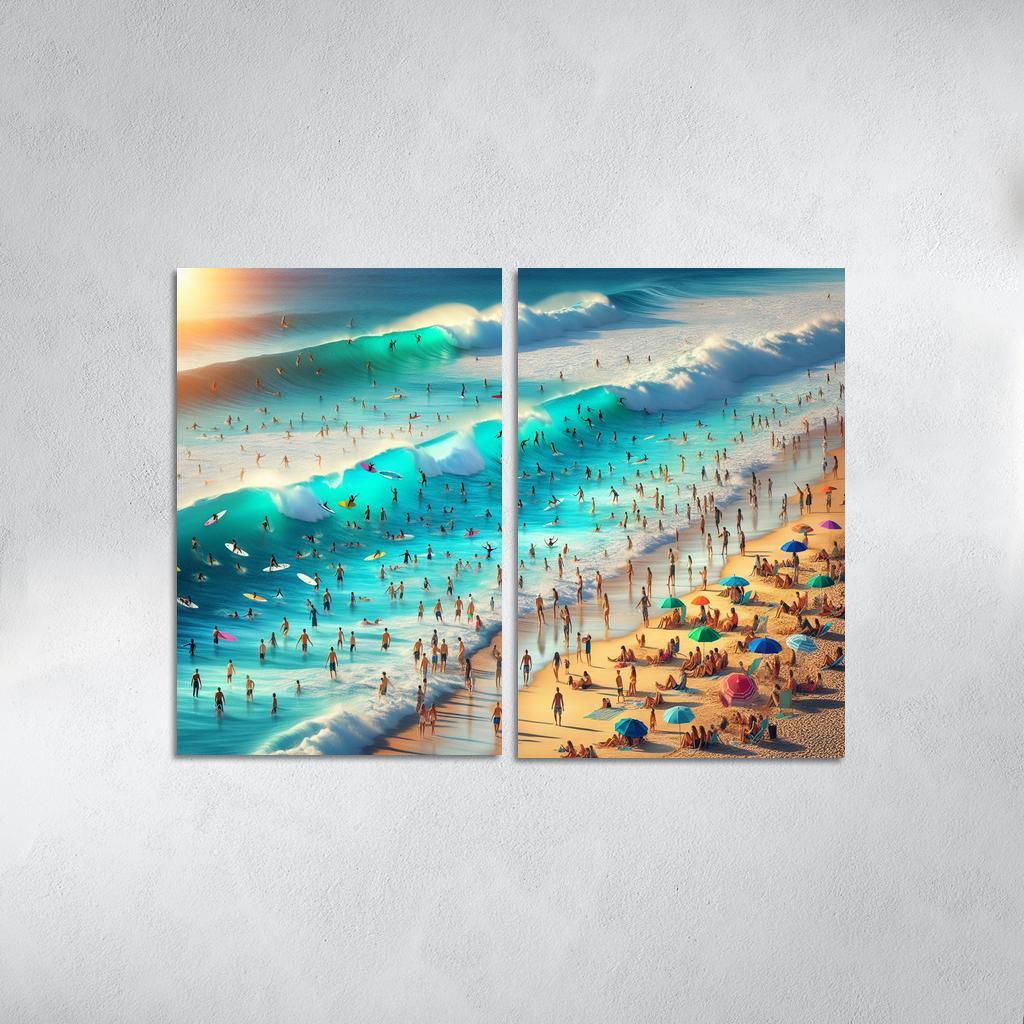 Blue Wave Oasis Adventure Awaits Art Trends