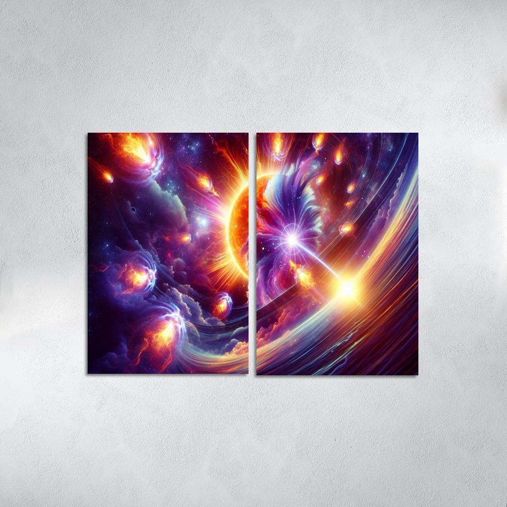 The Allure Of Space Weather Abstract Paintings Frame