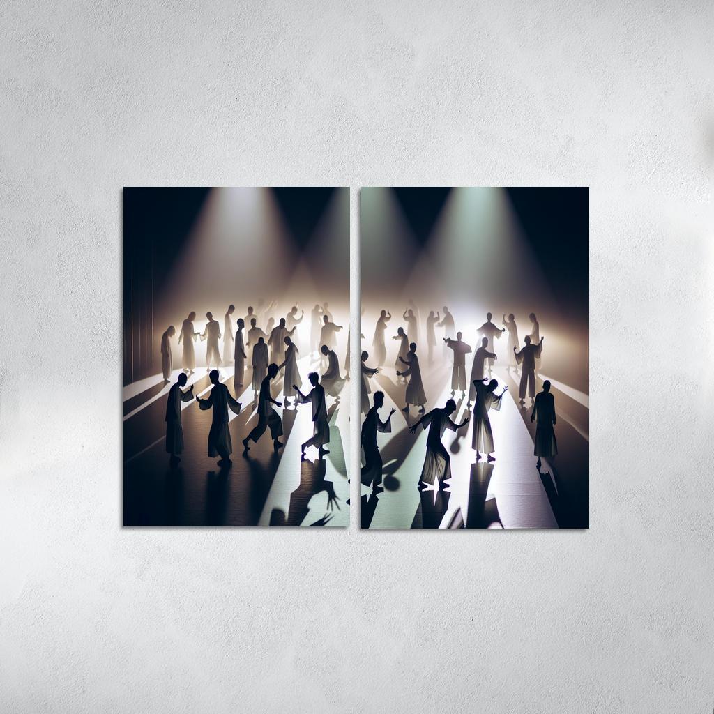 Butoh The Dance Of Darkness And Light Modern Paintings Frame