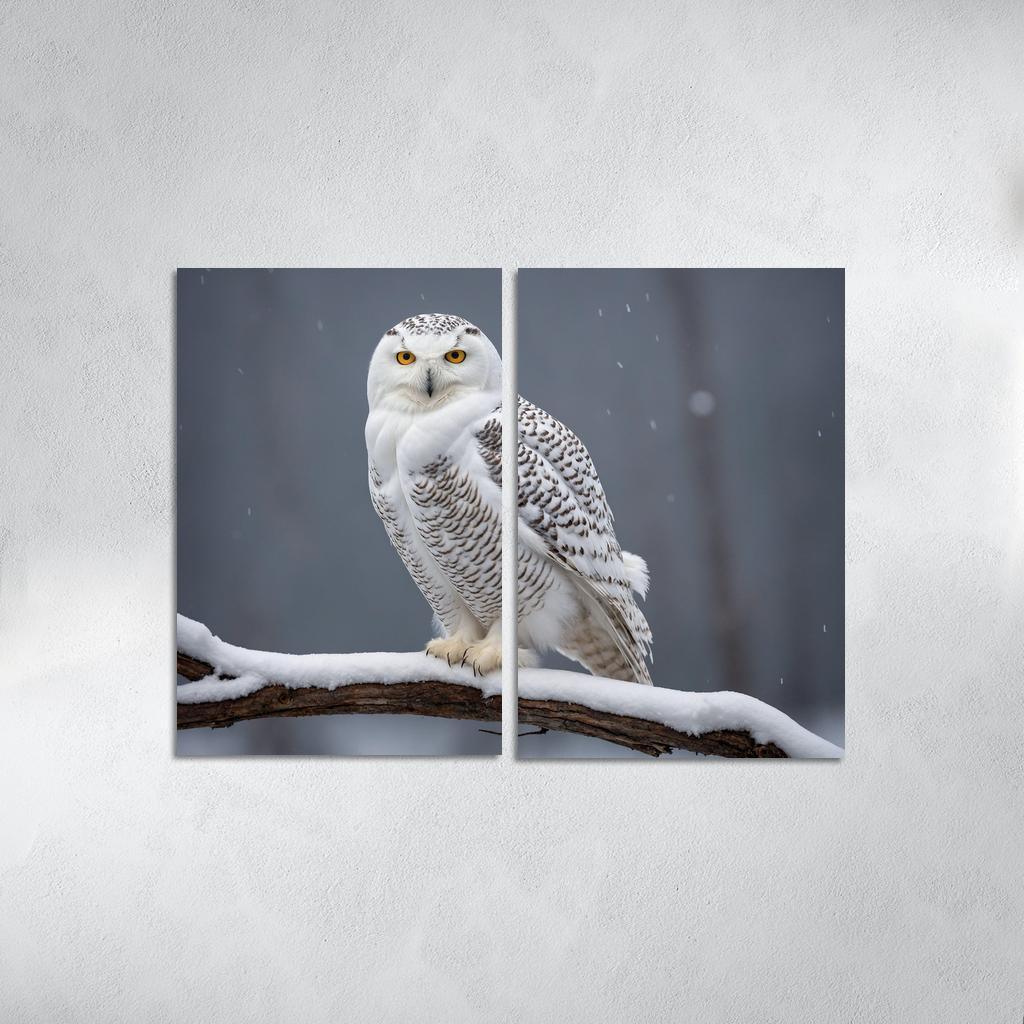 The Elusive Snowy Owl A Winter Wonder Custom Paintings Frame