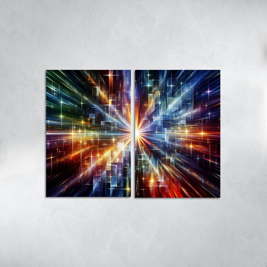Fragments Of Light Premium Artwork Frames