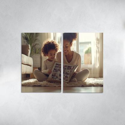 The Embrace Of Memories A Mothers Love Custom Paintings Frame