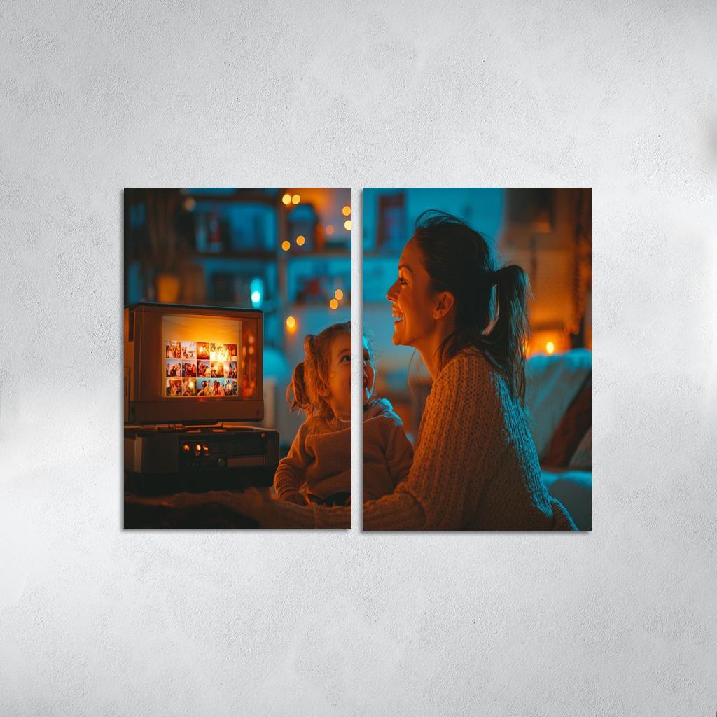 Cinematic Memories The Movie Of Life Custom Paintings Frame
